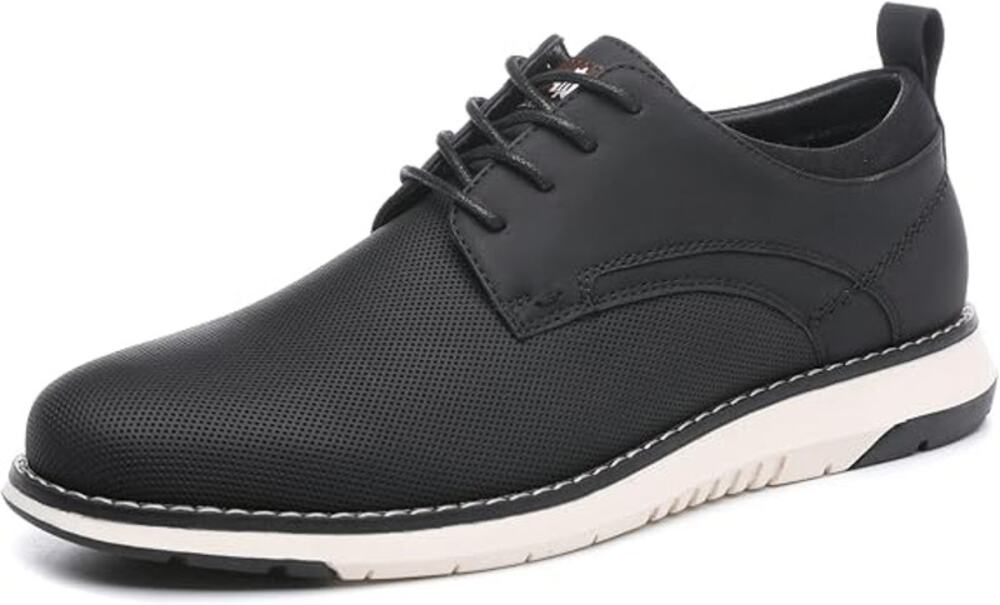 NIB DECARSDZ Mens Black Dress Casual Oxford Shoes Size 9